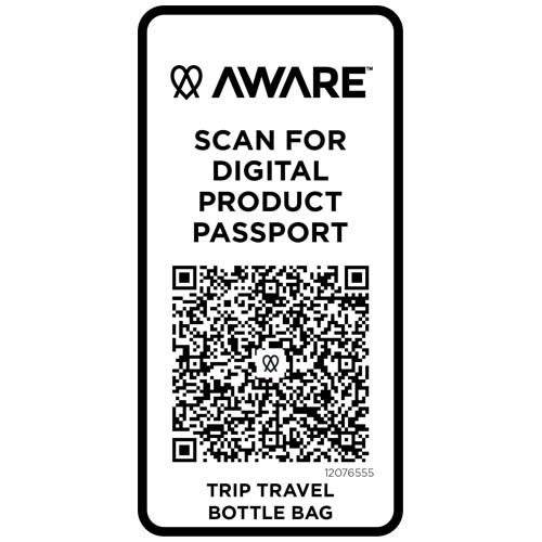 Bolsa para botellas de viaje reciclada de 2 litros 