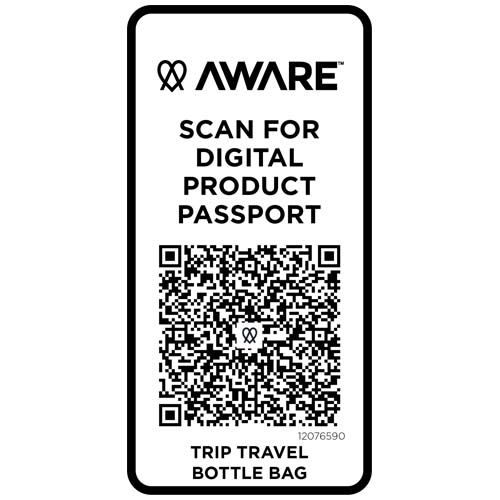 Bolsa para botellas de viaje reciclada de 2 litros 