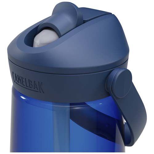 azulón Botella de 750 ml Tritan Renew con pajita abatible