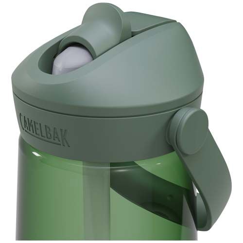 verde bosque Botella de 750 ml Tritan Renew con pajita abatible