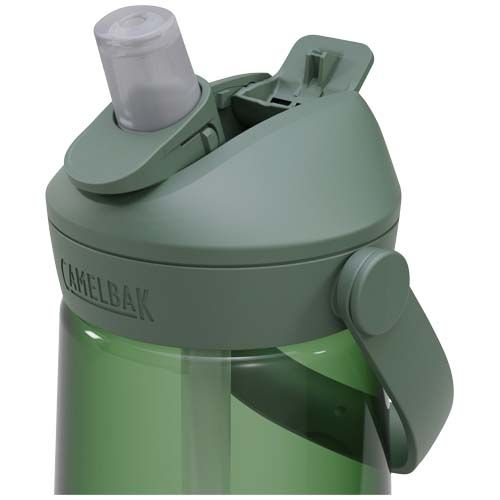 verde bosque Botella de 750 ml Tritan Renew con pajita abatible