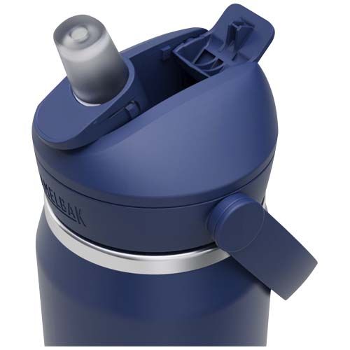 Botella de 750 ml de acero inoxidable con pajita abatible 