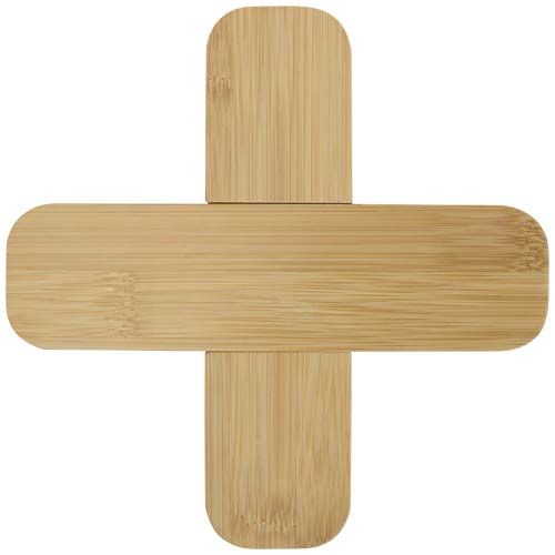 Salvamanteles de bambú grande 