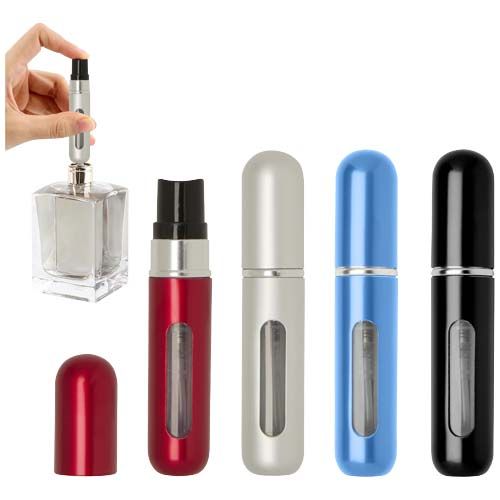red Frasco de perfume recargable portátil de 5 ml