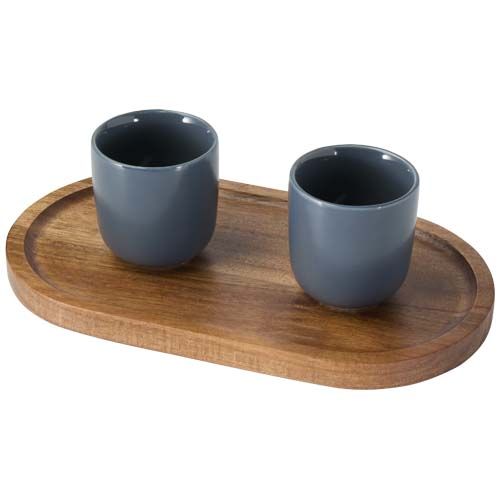 Bandeja de madera de acacia 