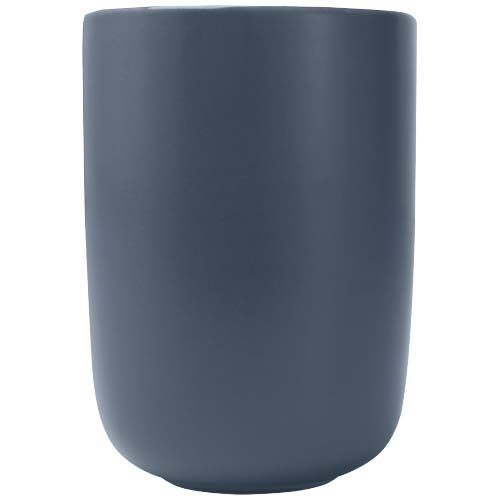 azul oscuro Juego de 2 tazas de cerámica acabado mate de 350 ml