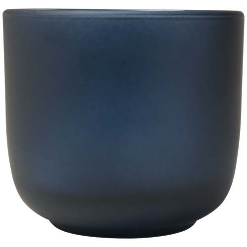 azul oscuro Juego de 2 vasos de cristal acabado mate de 200 ml