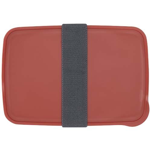 rojo de ladrillo Fiambrera de 800 ml