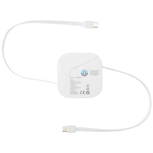 Cable retráctil reciclado 5 en 1 para sincronización de datos y carga rápida de 100 W con kit de herramientas para smartphone 