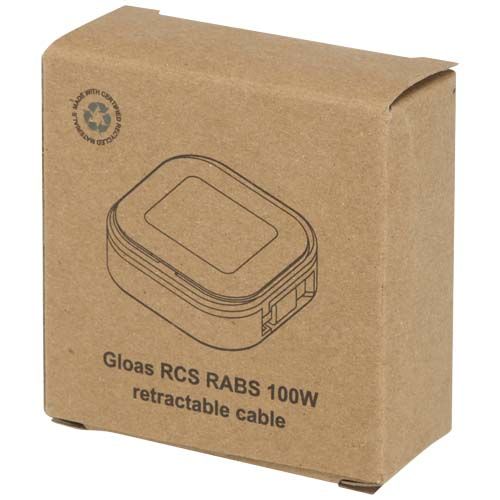 Cable retráctil reciclado 5 en 1 para sincronización de datos y carga rápida de 100 W con kit de herramientas para smartphone 
