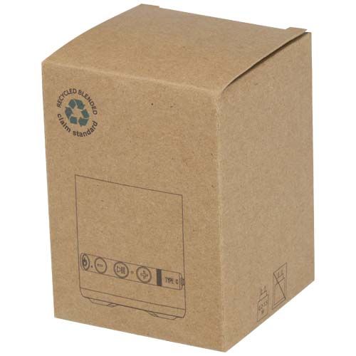 Altavoz inalámbrico de plástico reciclado de 3 W 