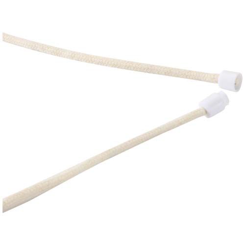 white Lanyard para smartphone con detalles de bambú