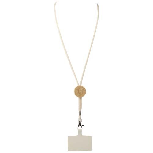 Lanyard para smartphone con detalles de bambú 