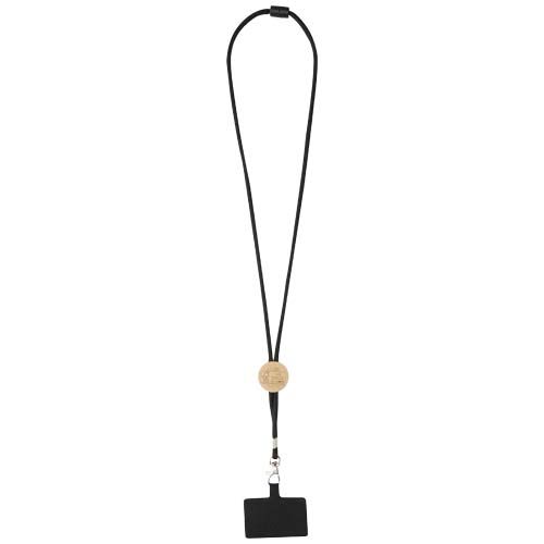 Lanyard para smartphone con detalles de bambú 