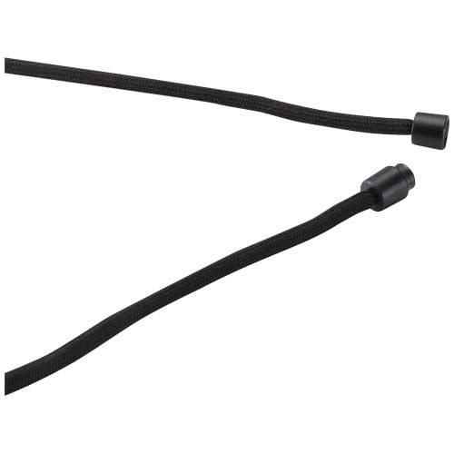 black Lanyard para smartphone con detalles de bambú