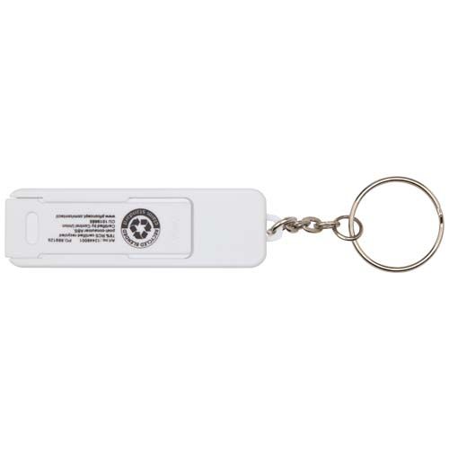 white Soporte para teléfono con juguete de plástico reciclado