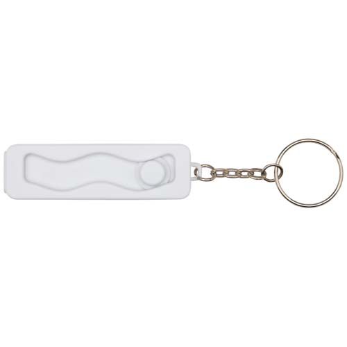 white Soporte para teléfono con juguete de plástico reciclado