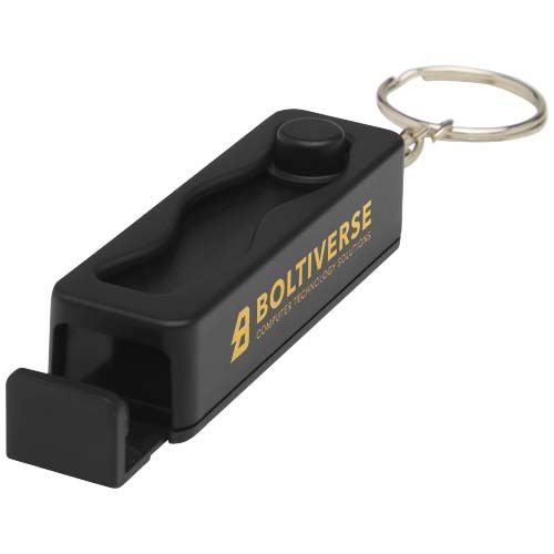 black Soporte para teléfono con juguete de plástico reciclado