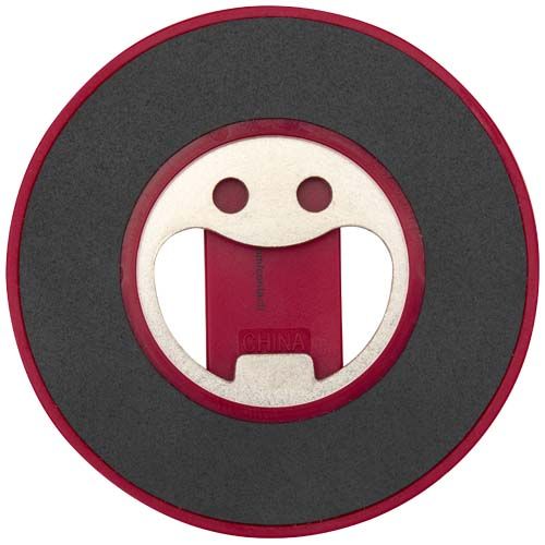 Soporte para teléfono magnético de plástico reciclado con abrebotellas 