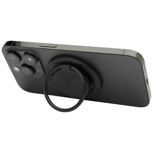 SOPORTE PARA TELÉFONO MAGNÉTICO DE PLÁSTICO RECICLADO CON PORTAANILLOS 