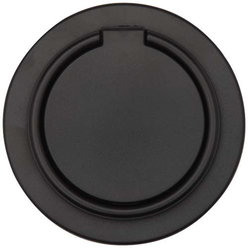 black Soporte para teléfono magnético de plástico reciclado con portaanillos