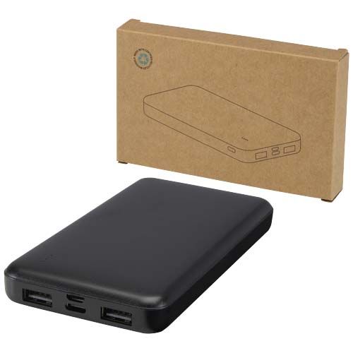Batería externa de plástico reciclado de 10 000 mAh y 10 W 