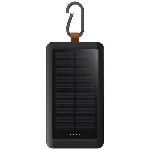 Batería externa solar de 10 000 mAh y 15 W con luz 