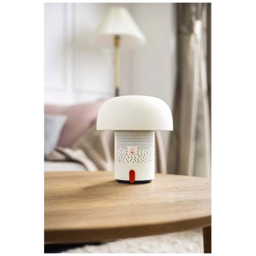 white Altavoz portátil y lámpara JBL