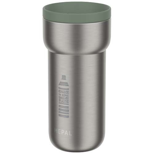 green Taza con aislamiento de acero inoxidable de 375 ml