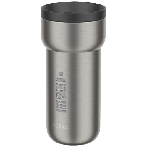 black Taza con aislamiento de acero inoxidable de 375 ml