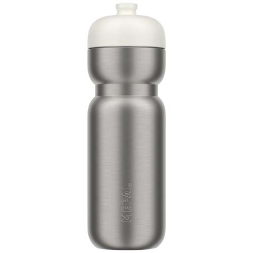 white Bidón deportivo de 800 ml de acero inoxidable