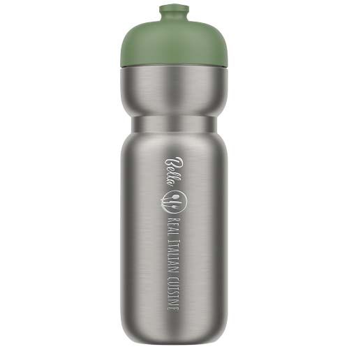verde musgo Bidón deportivo de 800 ml de acero inoxidable