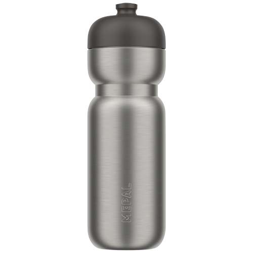 black Bidón deportivo de 800 ml de acero inoxidable