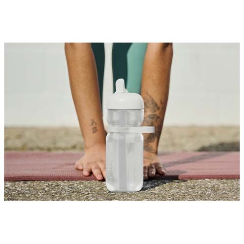 Bidón deportivo con tapa Flip de material reciclado de 600 ml 