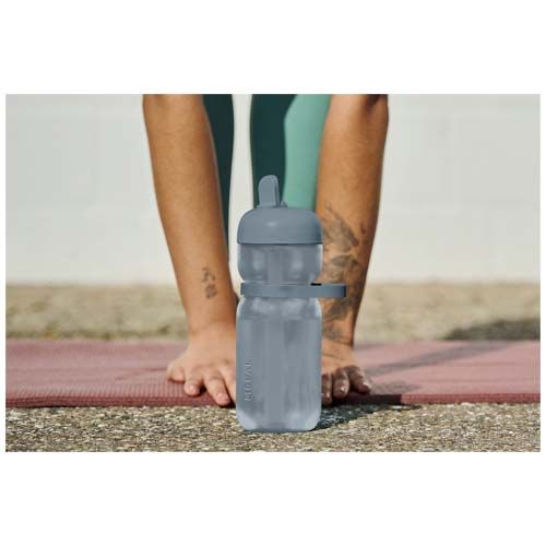 Bidón deportivo con tapa Flip de material reciclado de 600 ml 