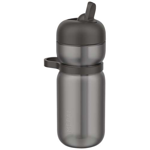 BIDÓN DEPORTIVO CON TAPA FLIP DE MATERIAL RECICLADO DE 600 ML 