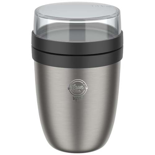 black Fiambrera de 500+200 ml con aislamiento 2.0