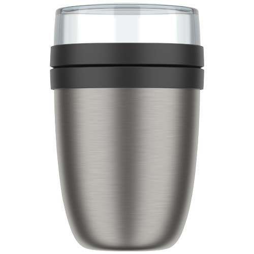 black Fiambrera de 500+200 ml con aislamiento 2.0