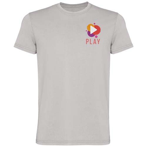 gray Camiseta de manga corta para hombre de 180 g/m²