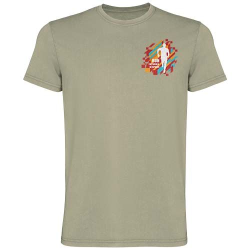 kaki Camiseta de manga corta para hombre