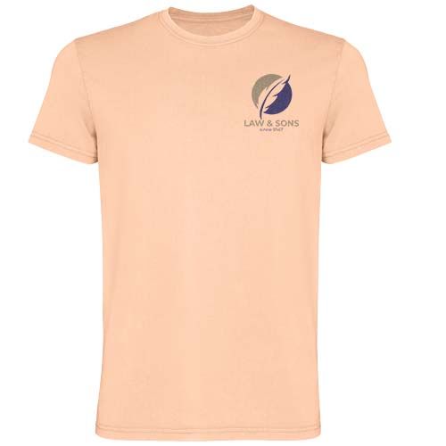naranja claro Camiseta de manga corta para hombre de 180 g/m² Corgi