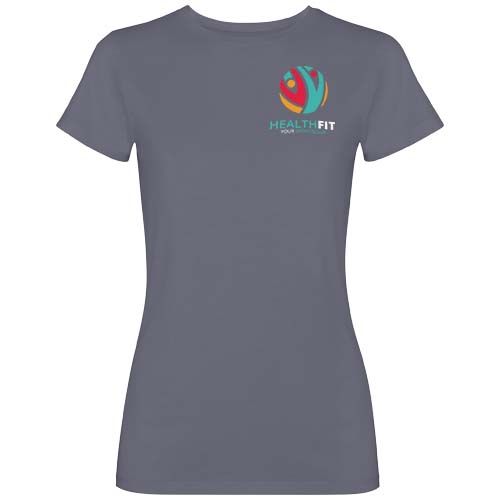 gris oscuro Camiseta de manga corta para mujer de 180 g/m²