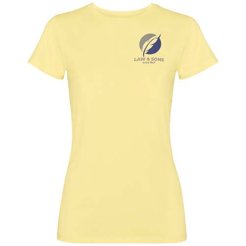 yellow Camiseta de manga corta para mujer de 180 g/m²