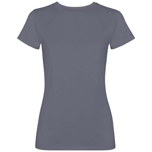 gris oscuro Camiseta de manga corta para mujer
