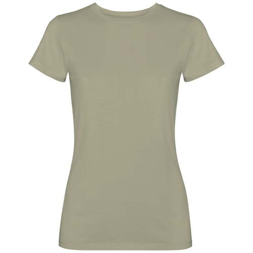 kaki Camiseta de manga corta para mujer de 180 g/m²