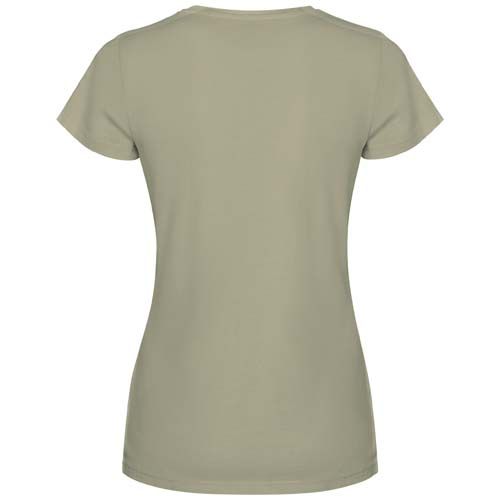 kaki Camiseta de manga corta para mujer de 180 g/m²