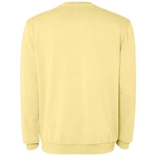 yellow Sudadera de cuello redondo unisex