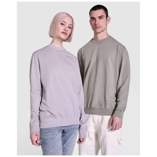 naranja claro Sudadera de cuello redondo unisex de 250 g/m²