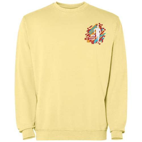 yellow Sudadera de cuello redondo unisex de 250 g/m²