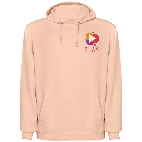 naranja claro Sudadera con capucha unisex